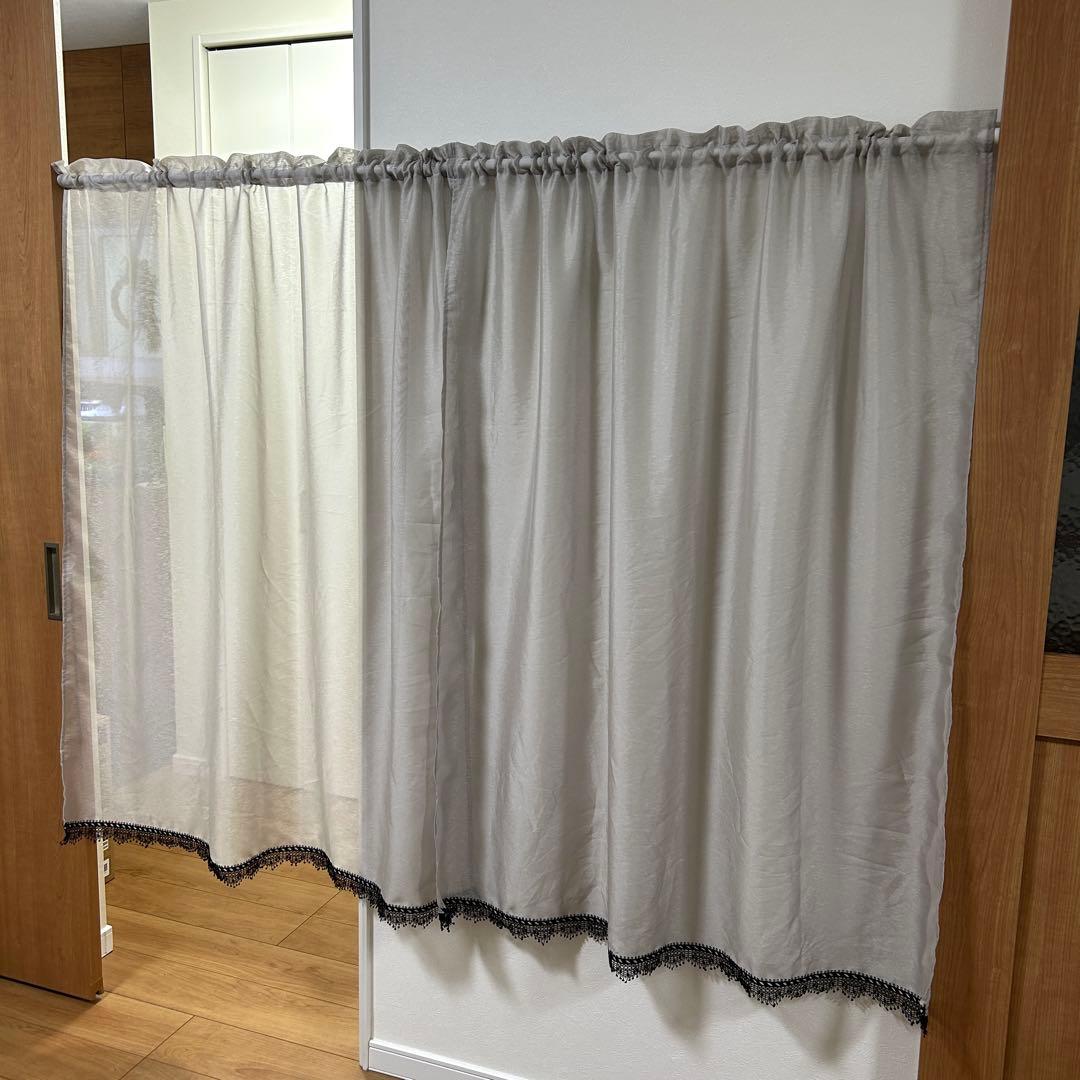 【きらり】レースカフェカーテン