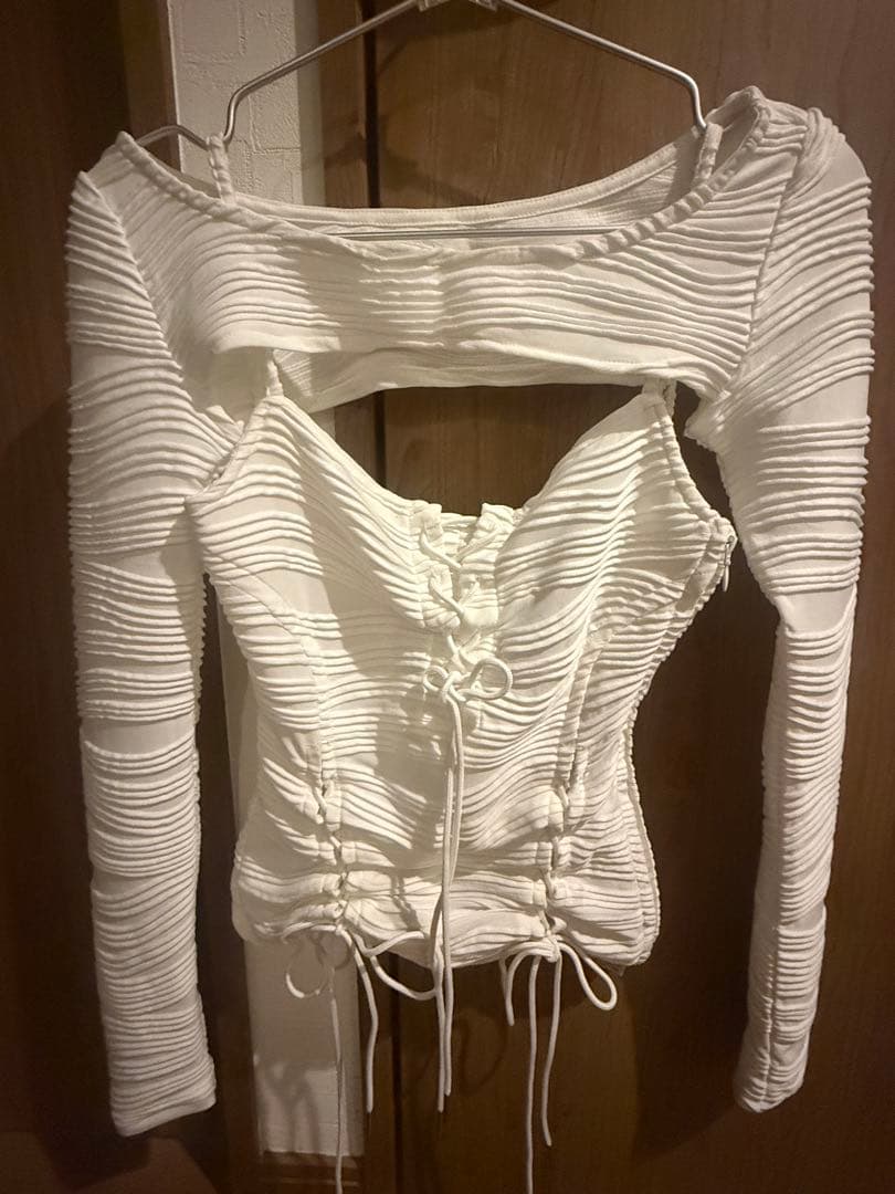 トップス meltthelady lace up layered corset