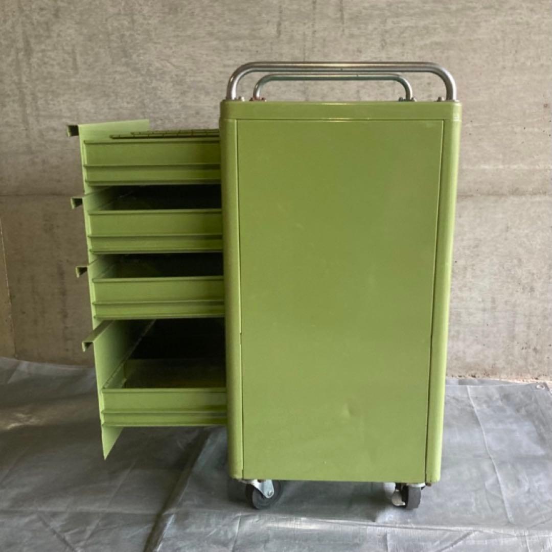 MERIX 濱田プレス工藝 ツールワゴン カート 工具入れ 引出し キャスター付