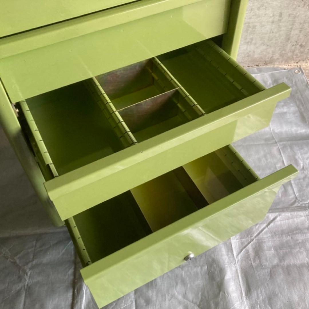 MERIX 濱田プレス工藝 ツールワゴン カート 工具入れ 引出し キャスター付