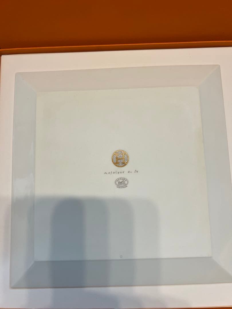 エルメス　モザイク　スクエア　プレート　19.5cm