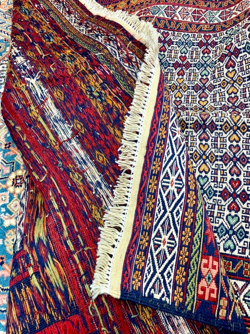 ペルシャ最高品質の最高級キリムラグ/サイズ:110x170cm…rd1.