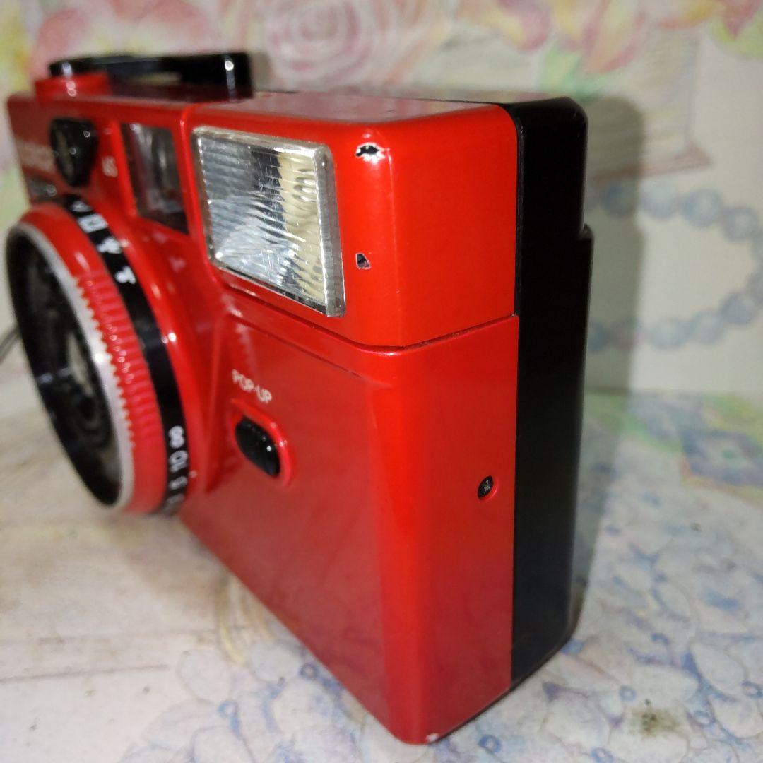 ☆☆極上美品❕動作確認済☆☆ コニカ KONICA C35 EF3 レッド