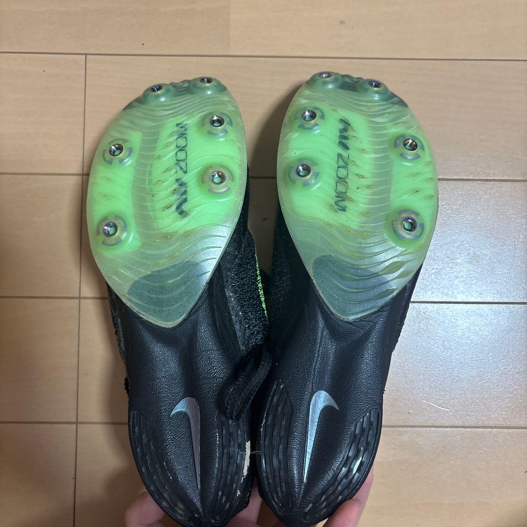 希少　試し履き　ナイキ　エアズームビクトリー　ブラック 24.5cm