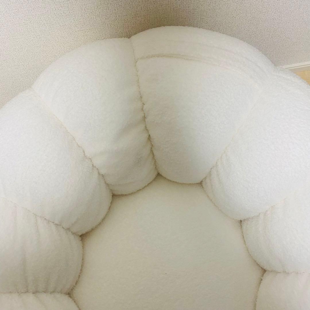 販売終了品✨　tofu トーフ ビーズソファ アネモネ ホワイト 白