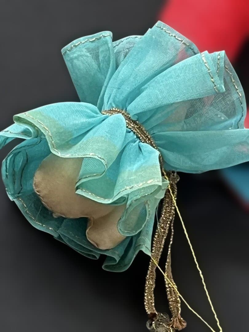 アンティークブドワールドールクロスボディ 1920s ピエロ 大型71cm