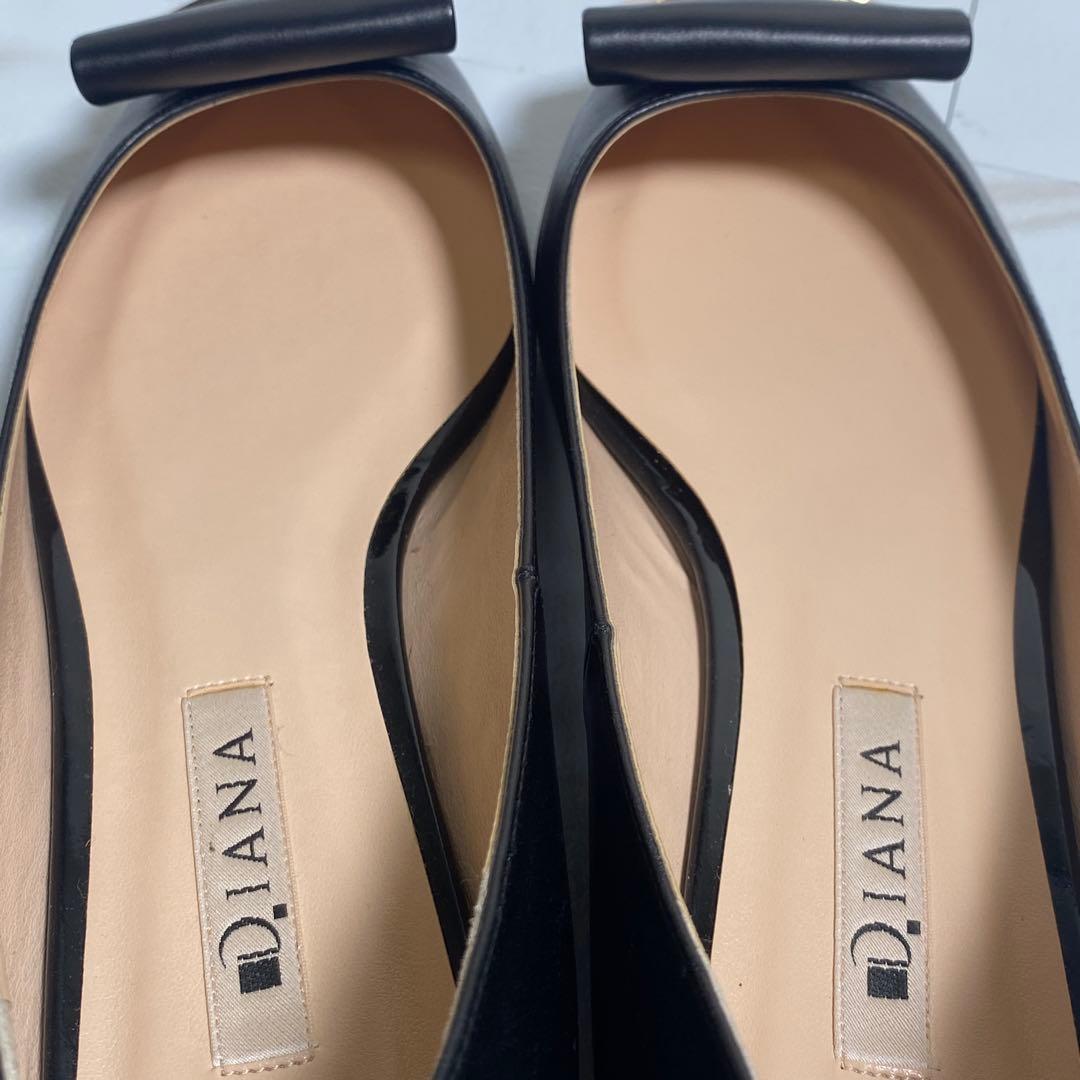 完売品♡ダイアナ メタルプレート ポインテッドトゥ フラットパンプス