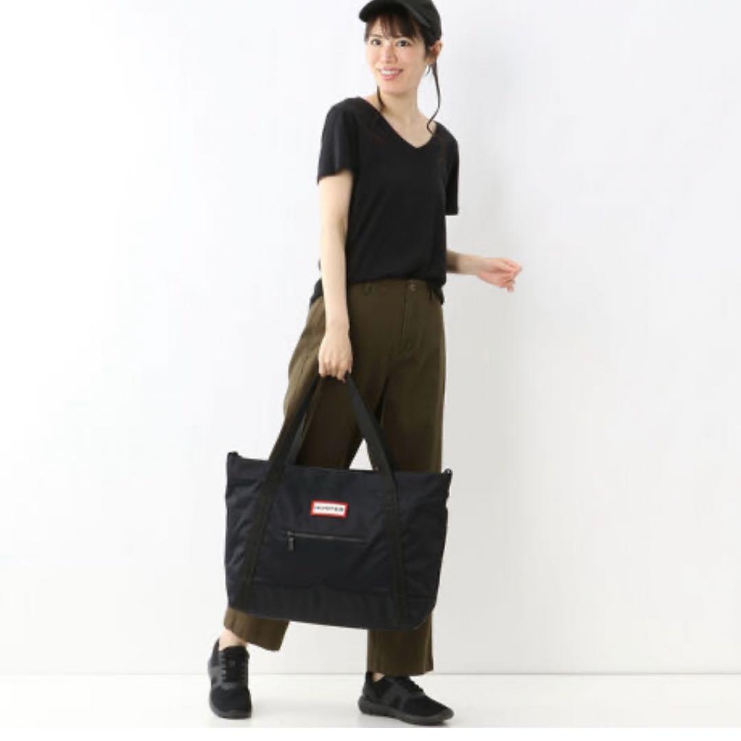 HUNTER ハンター ナイロントップクリップ トート ラージ