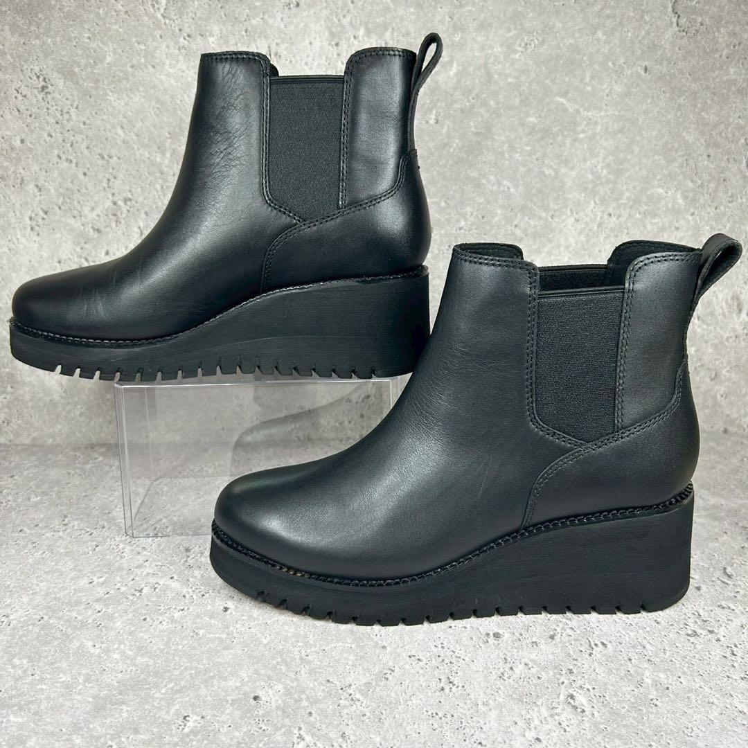 【箱付】COLE HAAN サイドゴア ウォータープルーフ 厚底 グランド