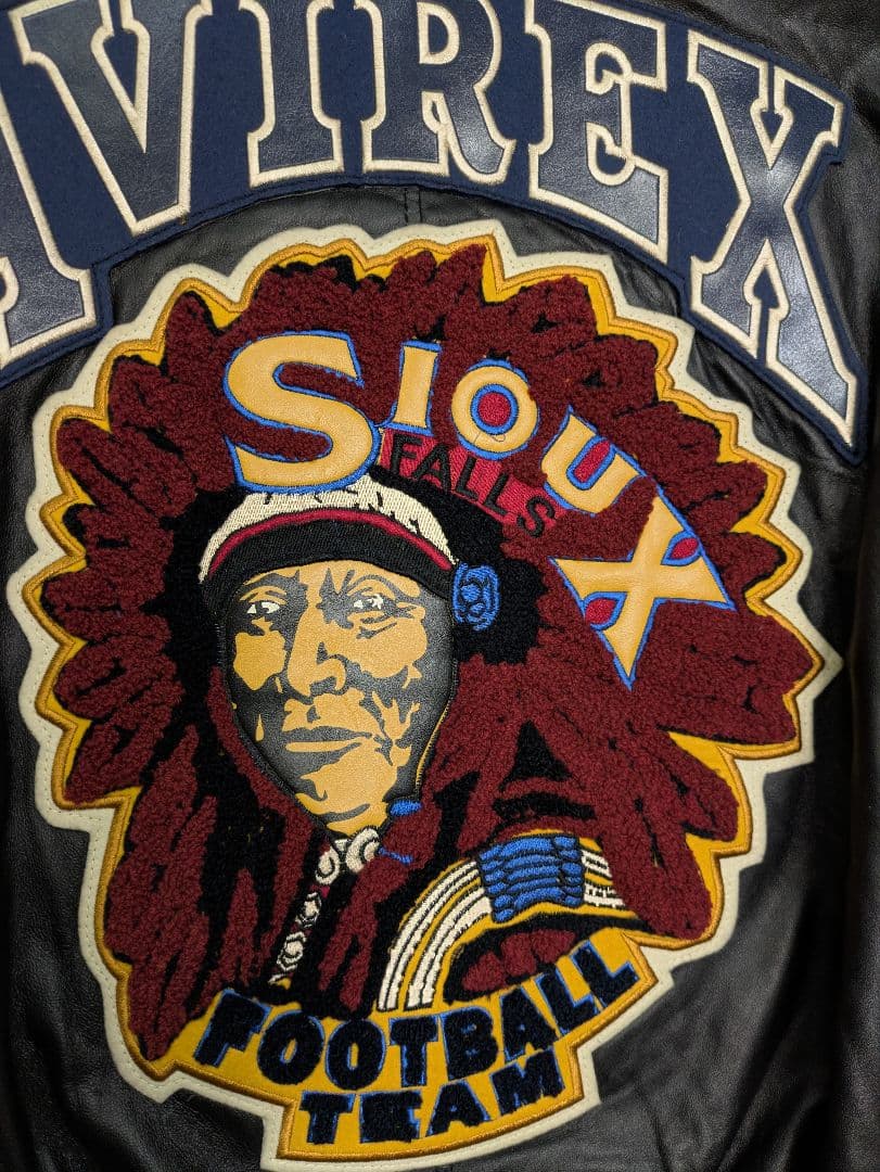 サ*ー様 AVIREX☆オールレザースタジャン