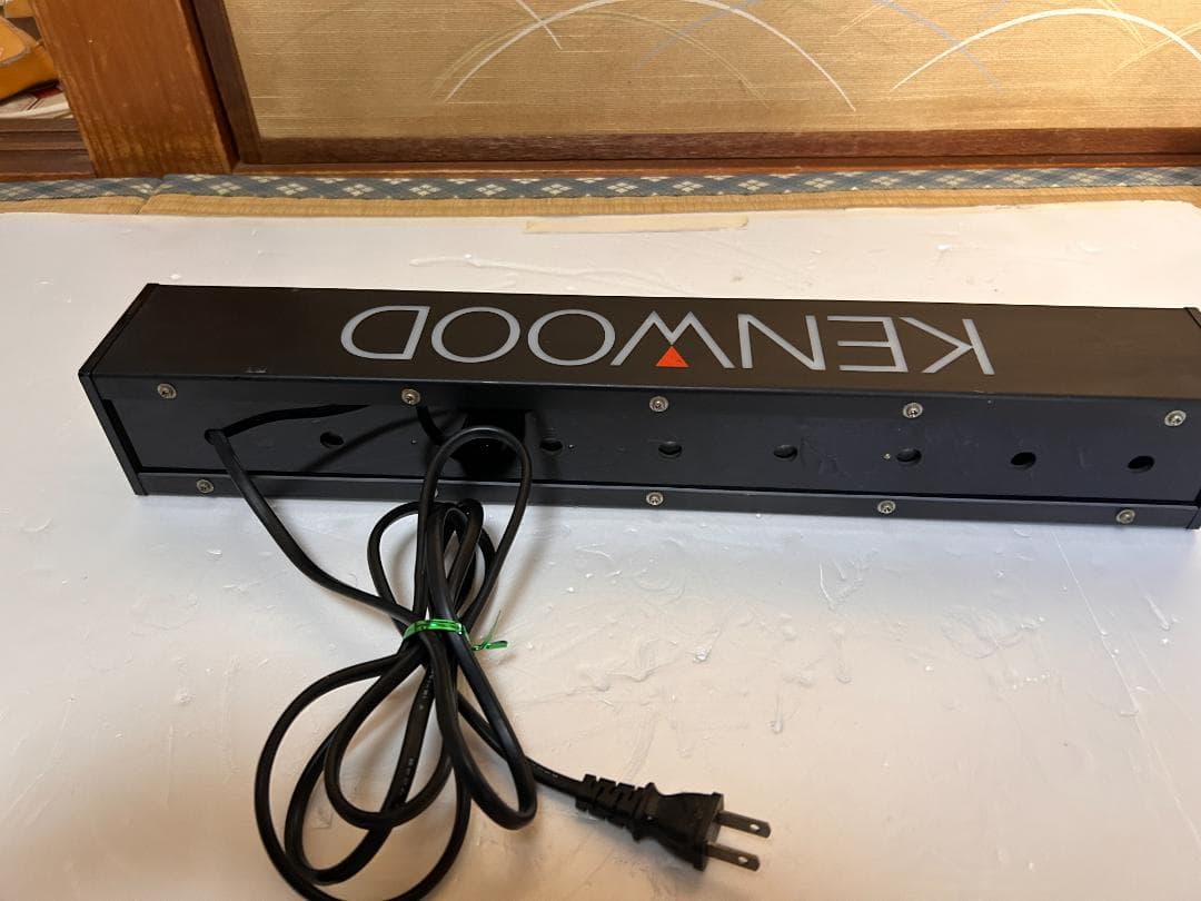 当時物　KENWOOD 　店頭ディスプレイライト　　現状