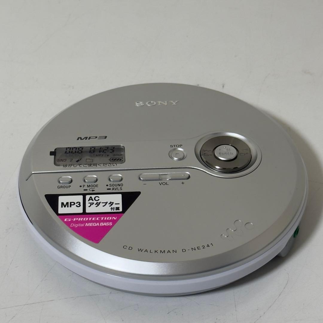 SONY ウォークマン ポータブルCDプレーヤー D-NE241 美品
