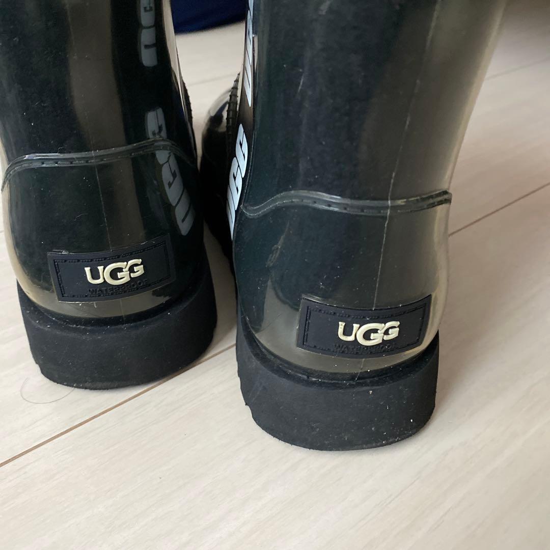 ニコちゃんUGG ブラック ムートンブーツ