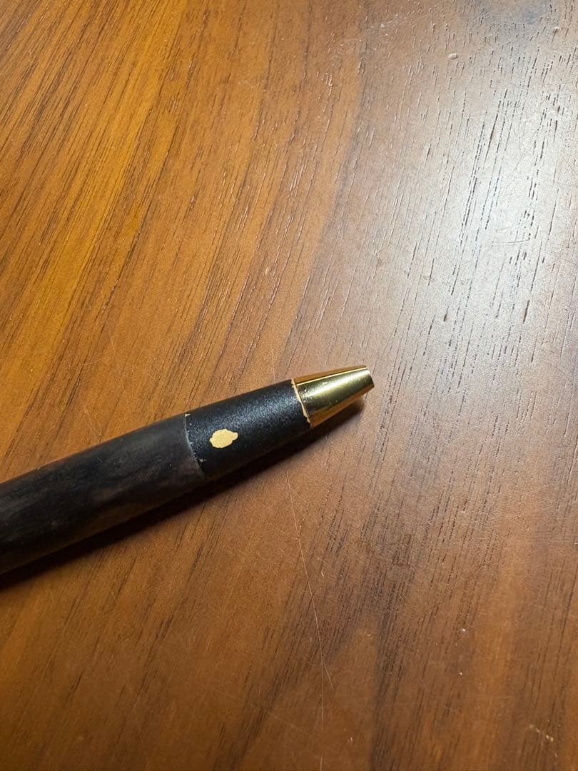 野原工芸 超特上黒柿孔雀杢 シャーペン