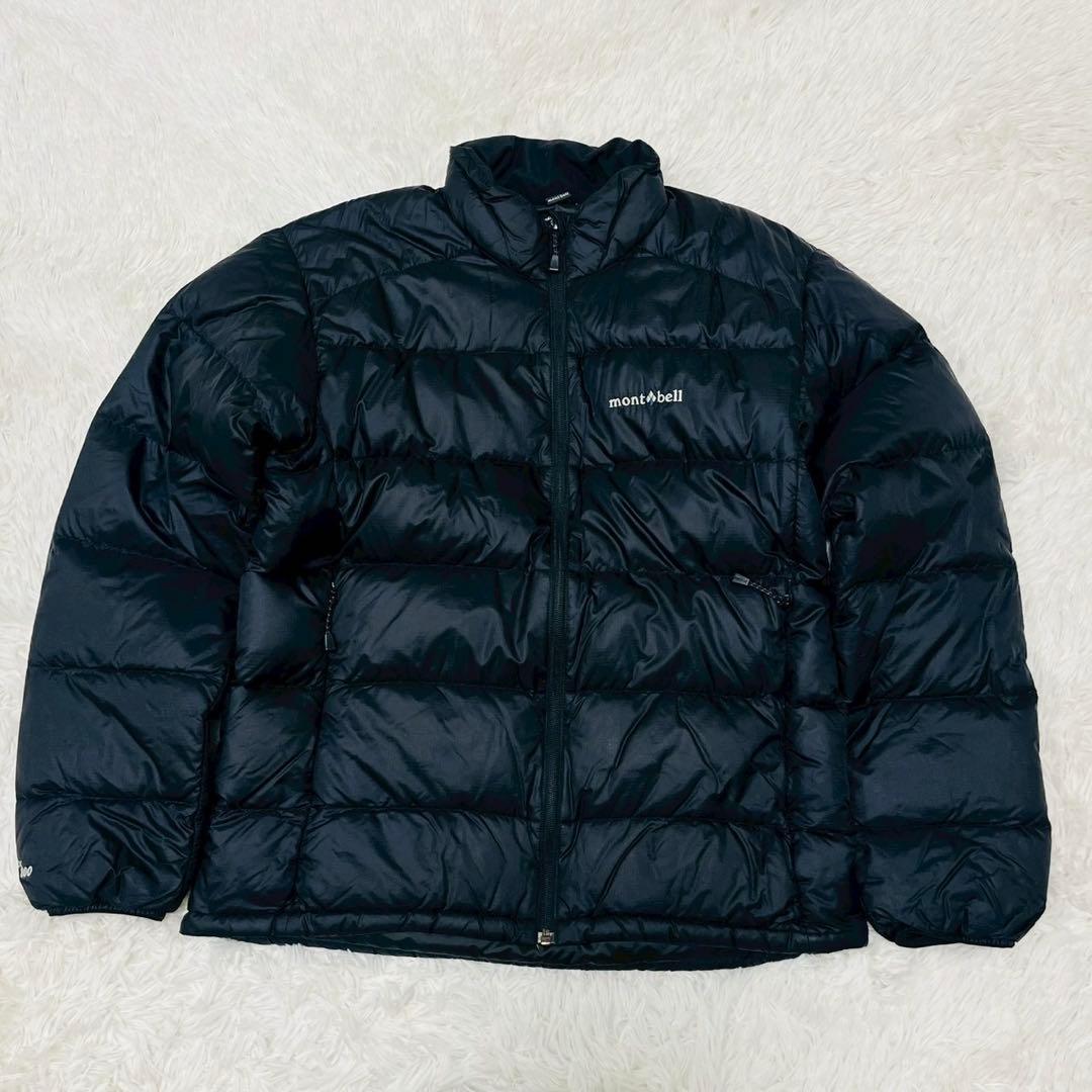 モンベル　ライトアルパインダウン ジャケット M 　ブラック　軽量　防寒