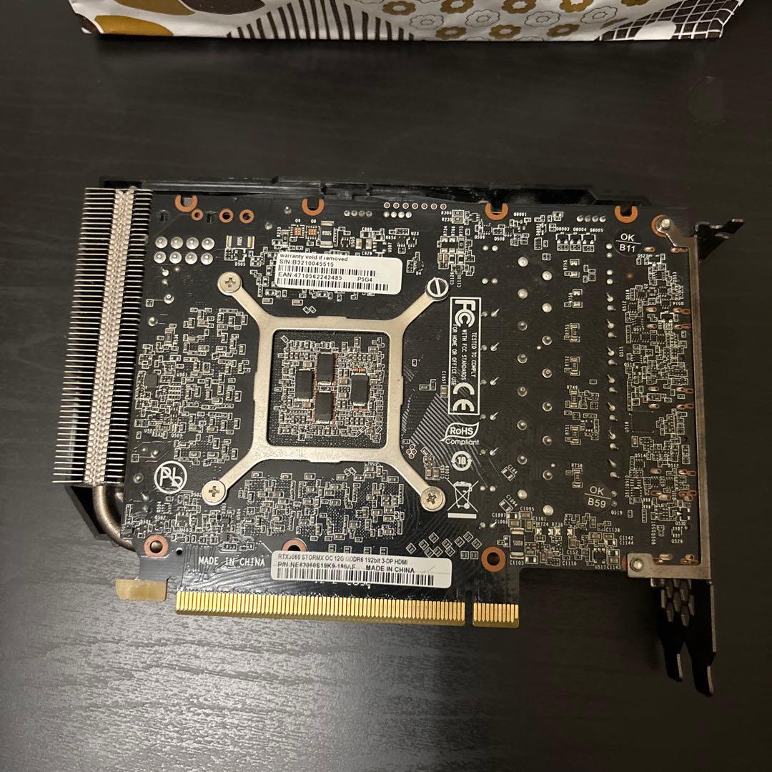 グラフィックボード・グラボ・ビデオカード Palit RTX3060 StroamX OC 12GB GDDR6