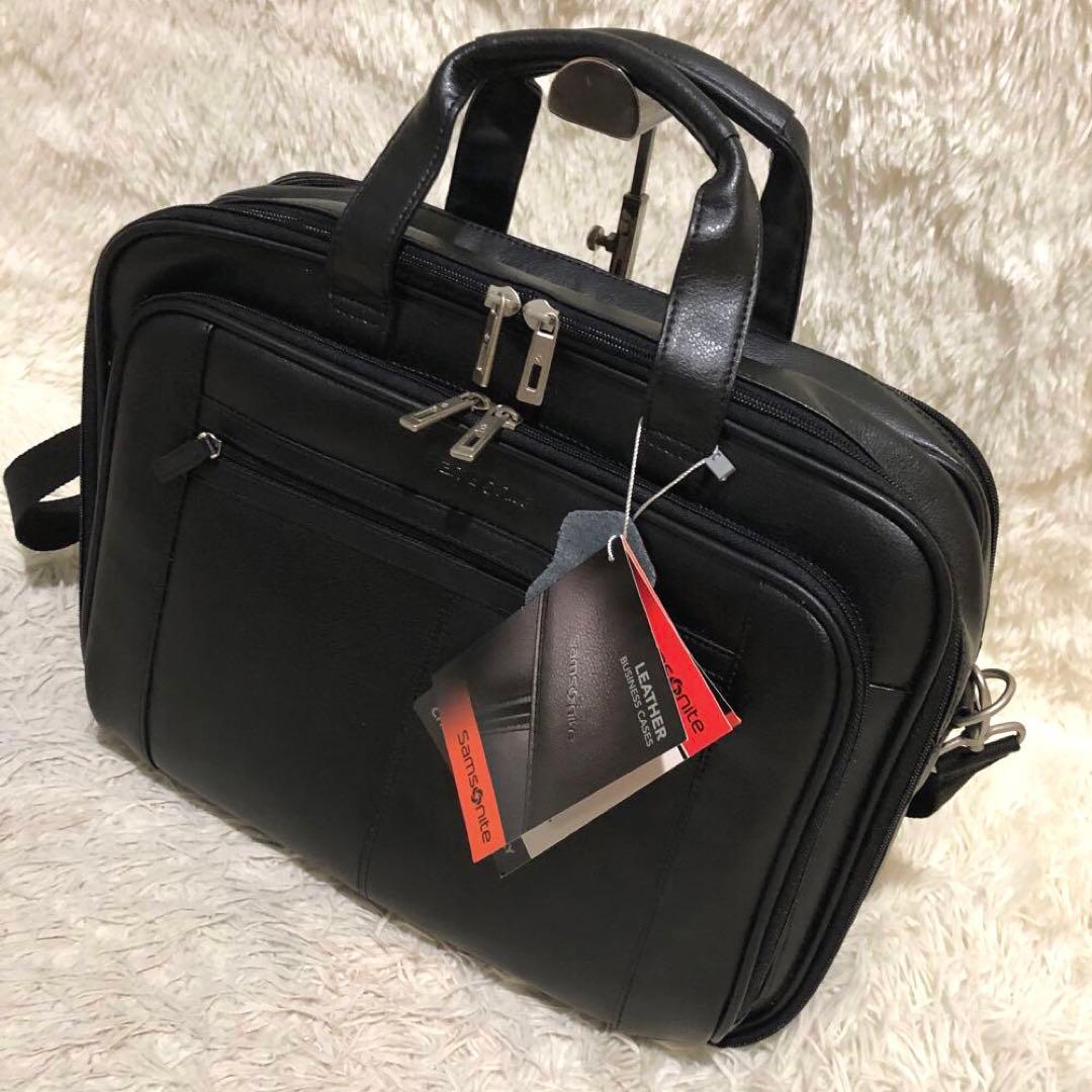 未使用✨サムソナイト 2way 通勤バッグ　ビジネスバッグ ブラック