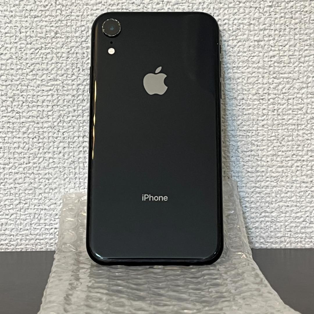 【中古】au iPhone XR 64GB ブラック 90％【動作確認済み】