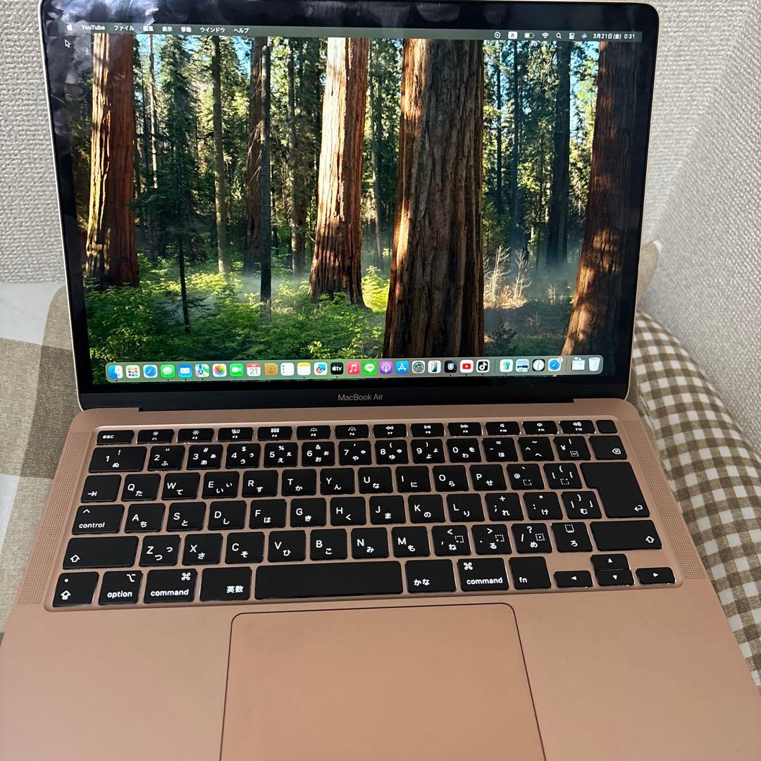 Apple MacBook Air 13inch 2020ゴールド 日本語配列