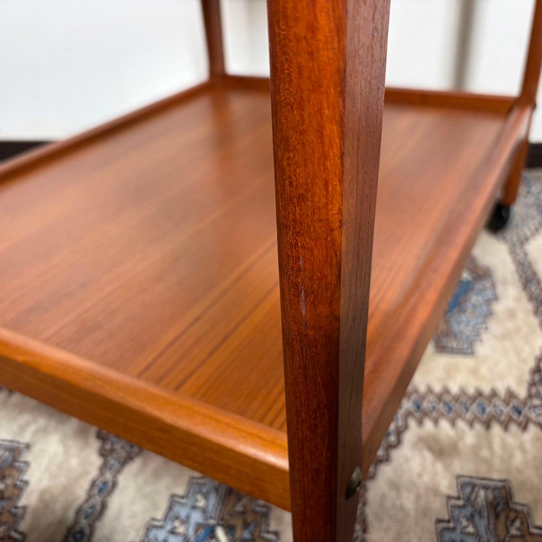 デンマーク チーク材 トロリー BRDR.FURBO ワゴン 60sヴィンテージ