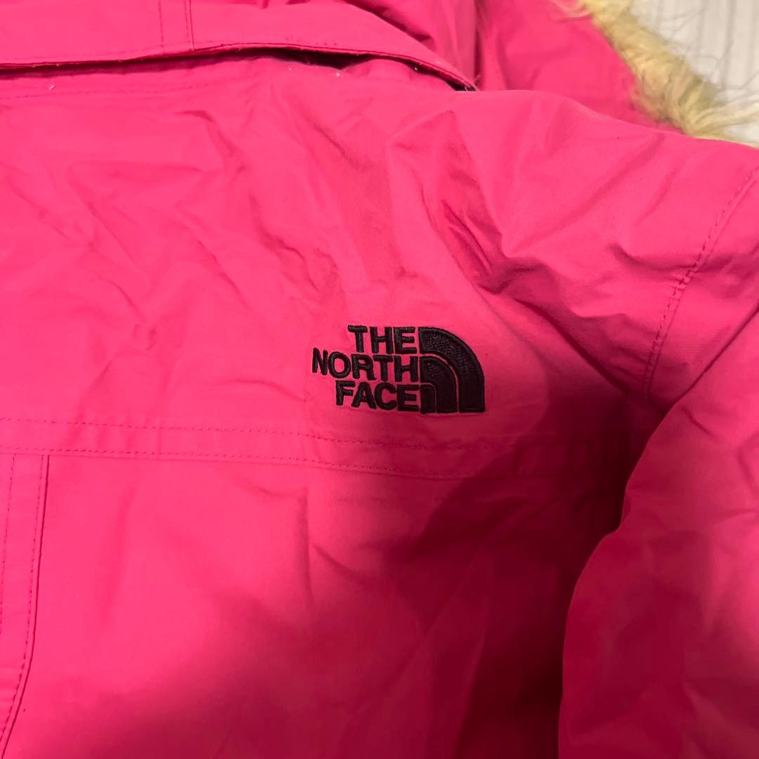 美品　TH NORTH FACEダウンジャケット ピンク　キッズ110