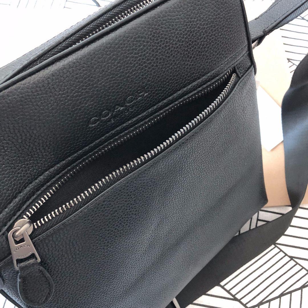 COACHコーチバッグ F68014 ブラック ショルダーバッグメンズバッグ