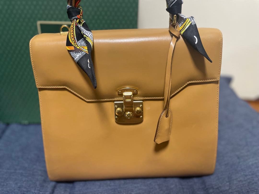 【美品】オールドGUCCIレディロック2wayバッグ　ダイアナ妃愛用バッグ