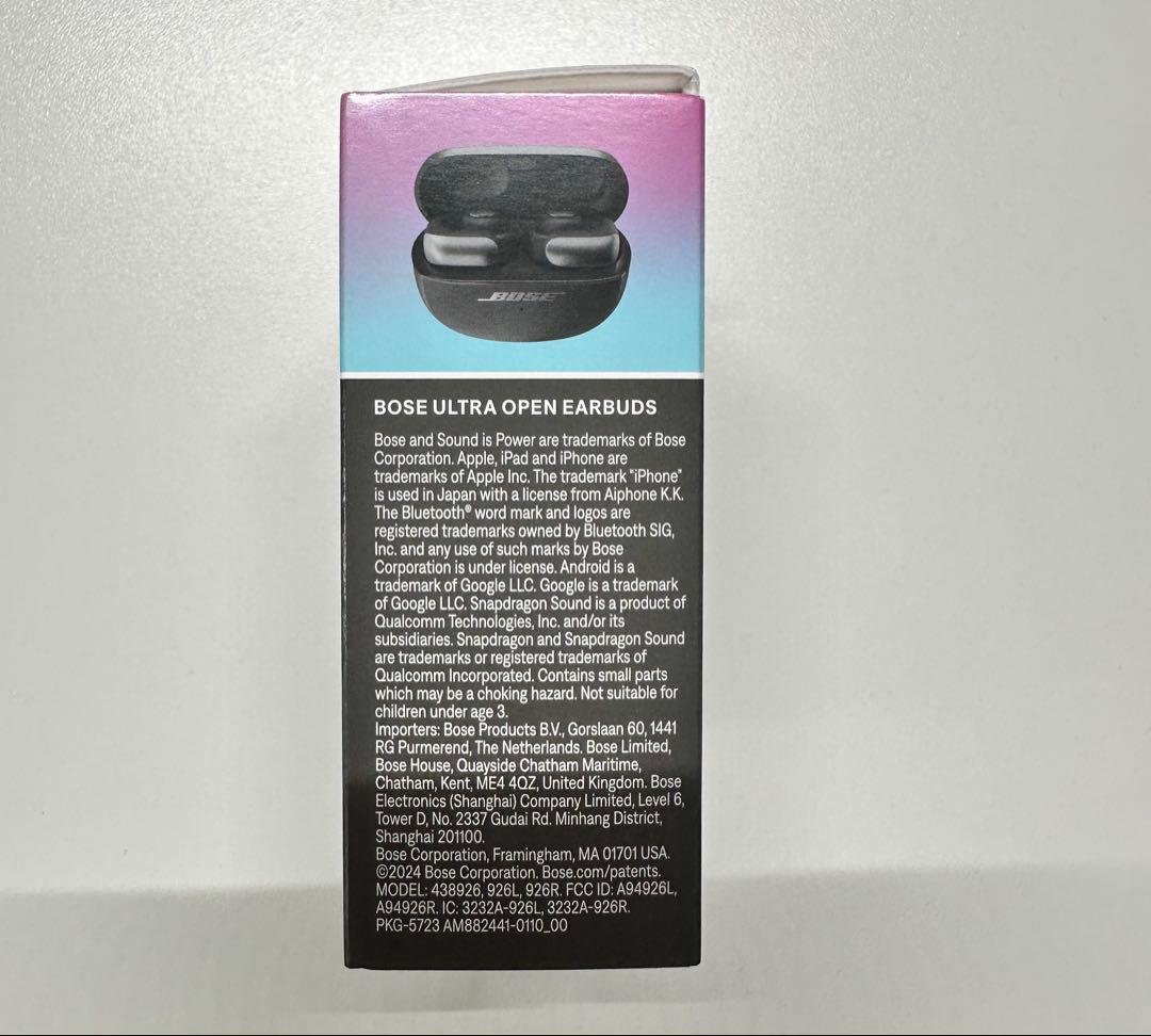 【新品未開封】Bose Ultra Open Earbuds 完全 ワイヤレス