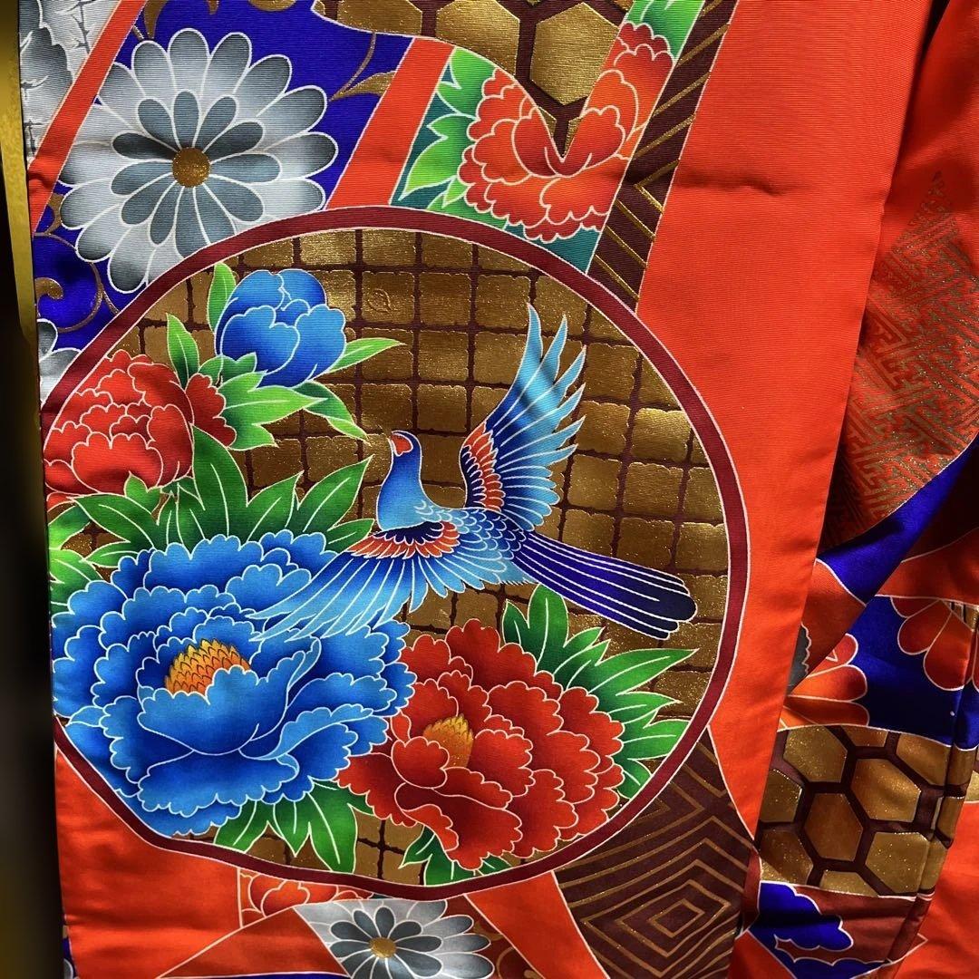 打掛　色打掛　正絹　京友禅