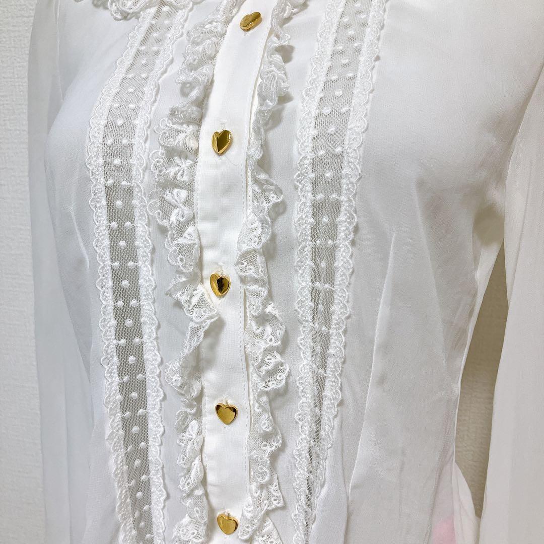 Angelic Pretty Sweet Creamブラウス　白