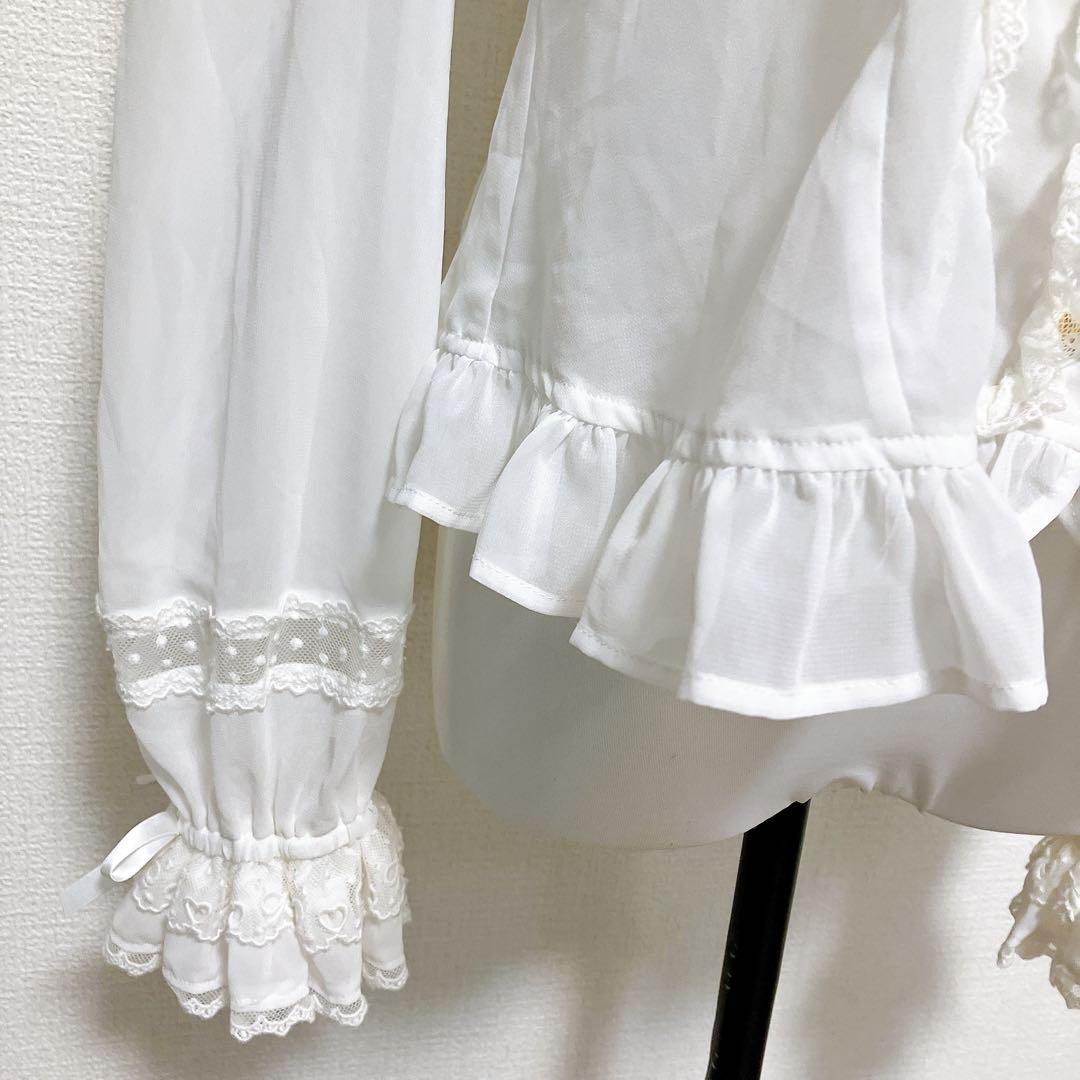 Angelic Pretty Sweet Creamブラウス　白