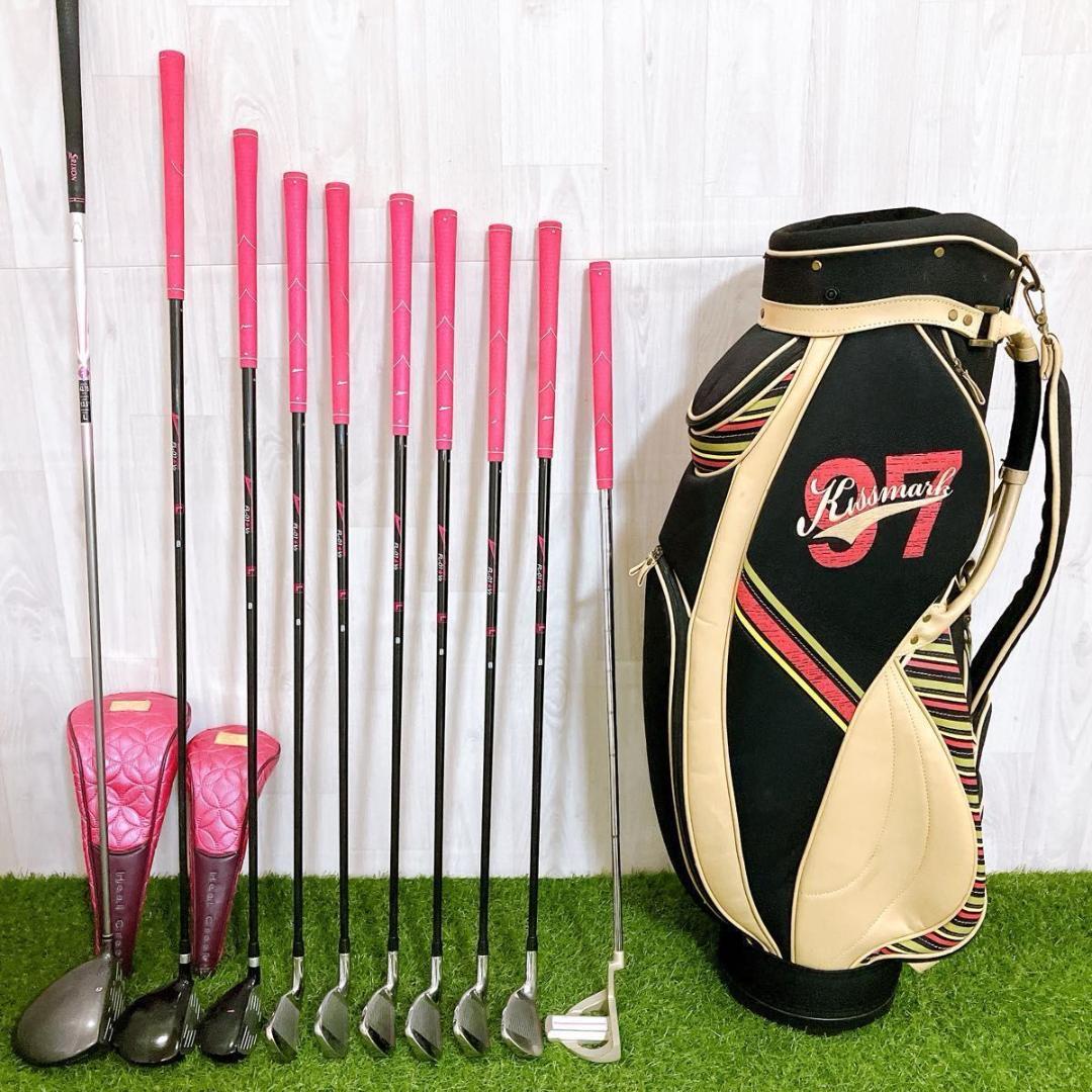 ワールドイーグル レディースゴルフセット 10本 初心者 右 L スリクソン1w