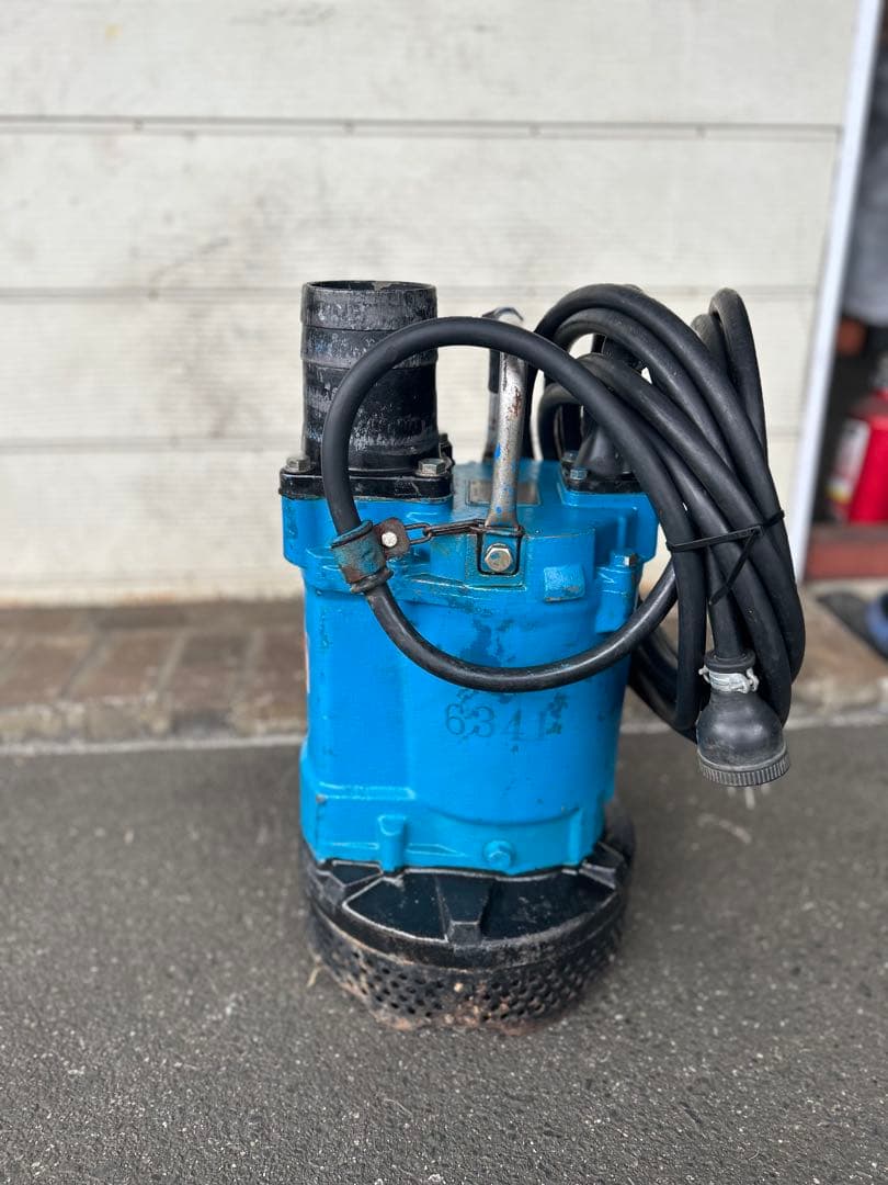 ★ツルミKTV3-55ハイスピンポンプ工事排水用5.5Kw 200V 60Hz