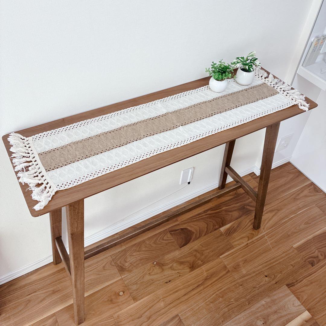 【送料込み】ニトリ カウンターテーブル フィルン 幅120cm 木製ハイテーブル