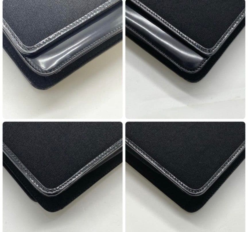 プラダ ハンドバッグ 腕掛け ナイロンキャンバス パテントレザー エナメル