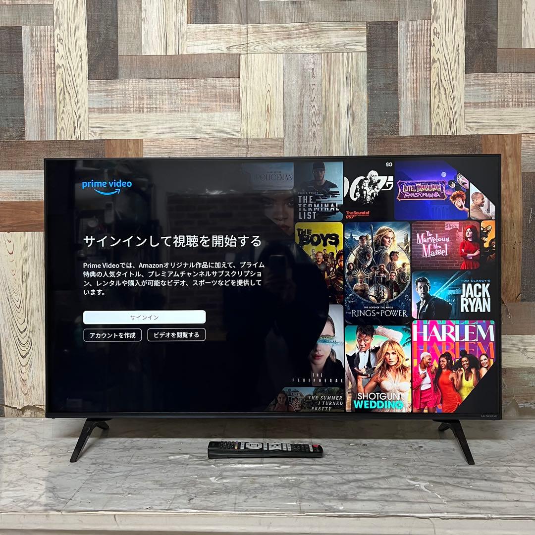 即日受渡❣️全国送料込AI.LG43NANO75JPA 4Kチューナー内蔵テレビ