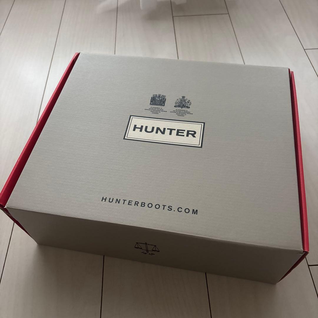 [新品] Hunter レインブーツ 黒 25cm