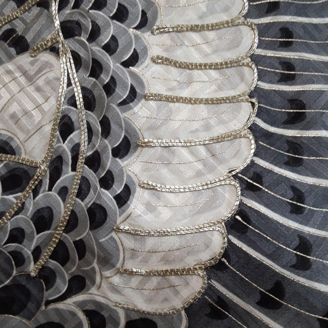 正絹　産着　着物長襦袢セット　鷹