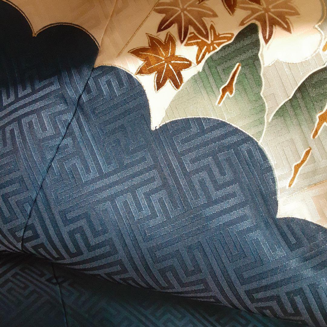 正絹　産着　着物長襦袢セット　鷹