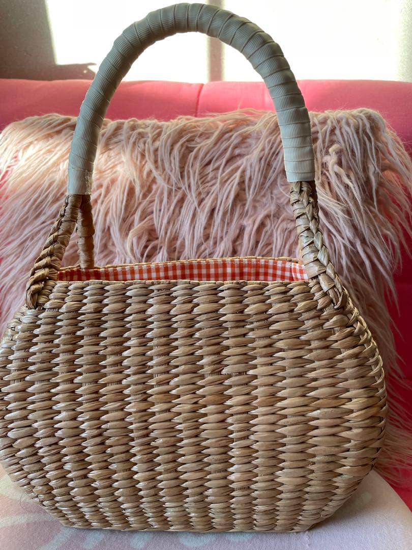 House ofANRI ロブスター刺繍 かごバッグ　ベルギーのブランド