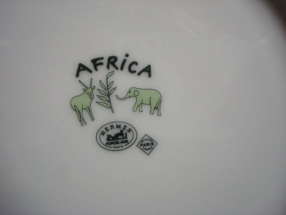 エルメス　プレート　アフリカ　22.5cm　2枚セット