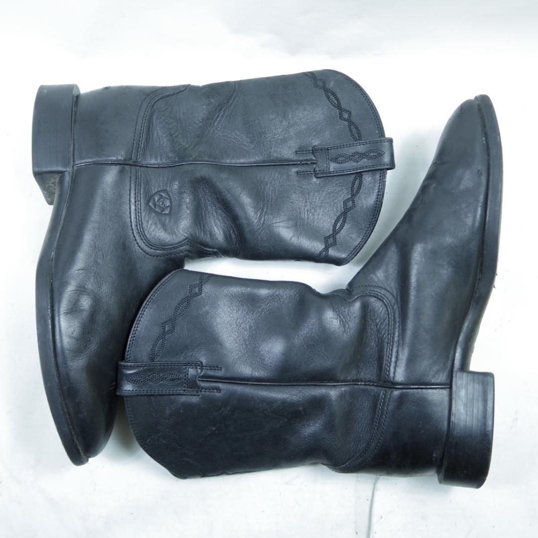 28cm ARIAT アリアット　ウエスタンブーツ　ブラック　P4170