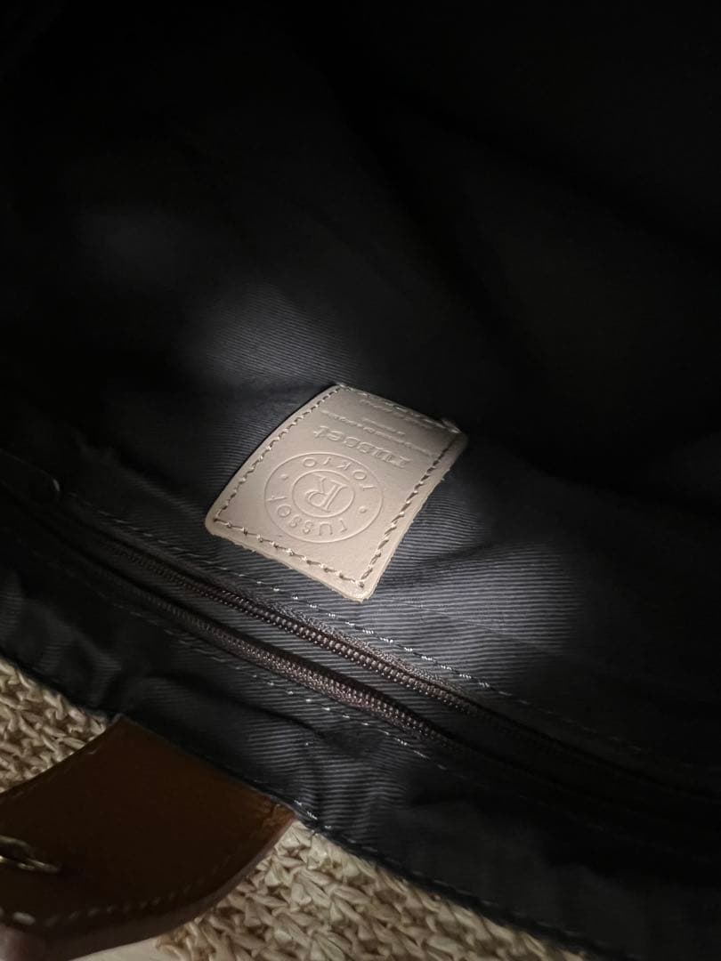 《完売品》ラシット ラフィア バケットバッグ ワンショルダー