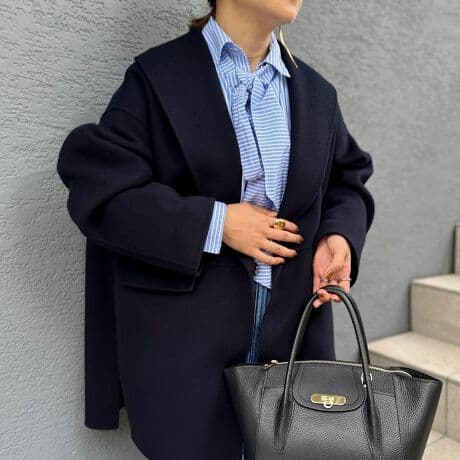 24AW SUPER140リバーショールコート