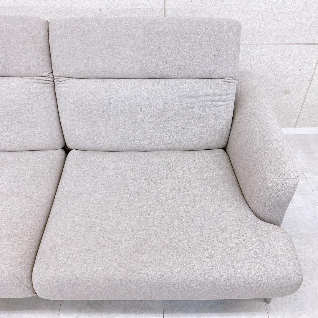 ARMONIA 2～3人掛けソファ ヘッドレスト可動 クッション2個付き