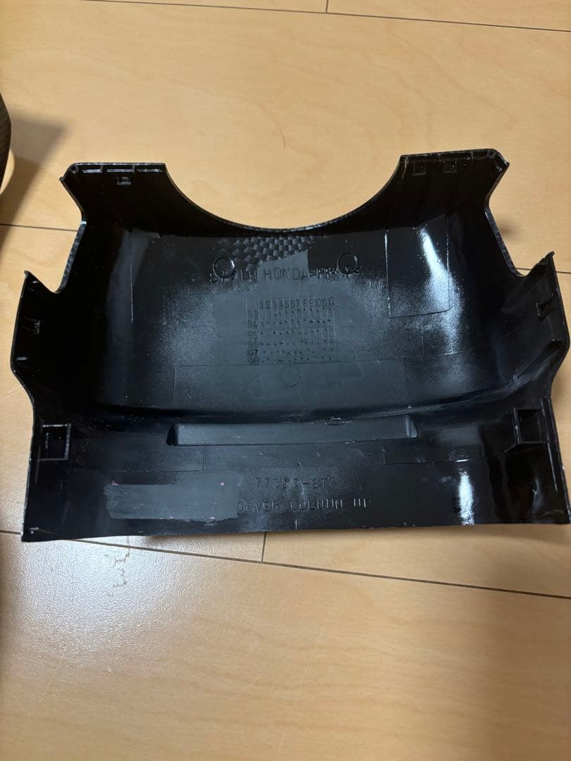 インテグラ DC2 TypeR カーボン調　ステアリングコラム　上下セット