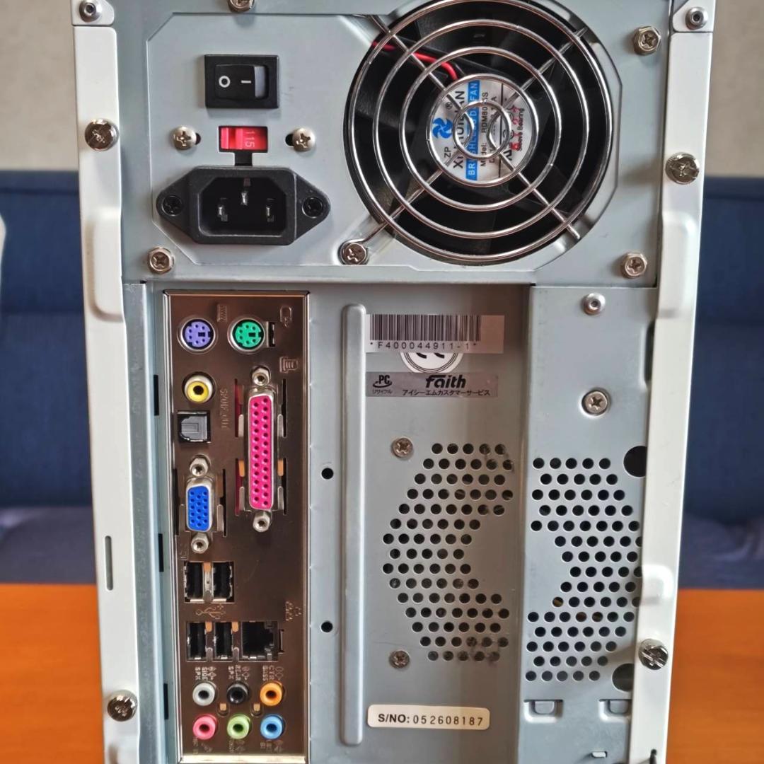 XP起動確認済 Faith Inspire VT 本体＋モニタ HDD無