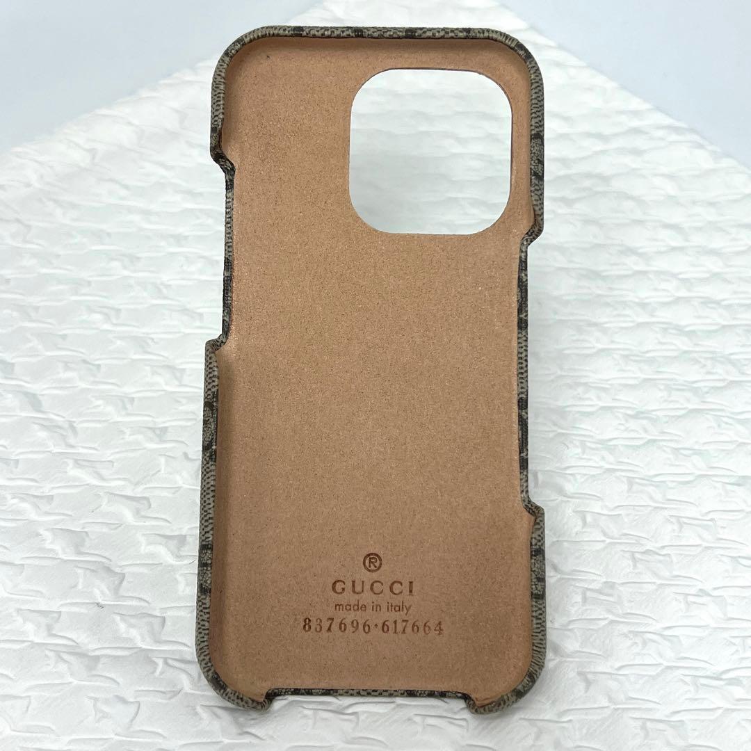 ✨ほぼ未使用✨グッチ　GGスプリーム　iPhone16Pro　スマホケース