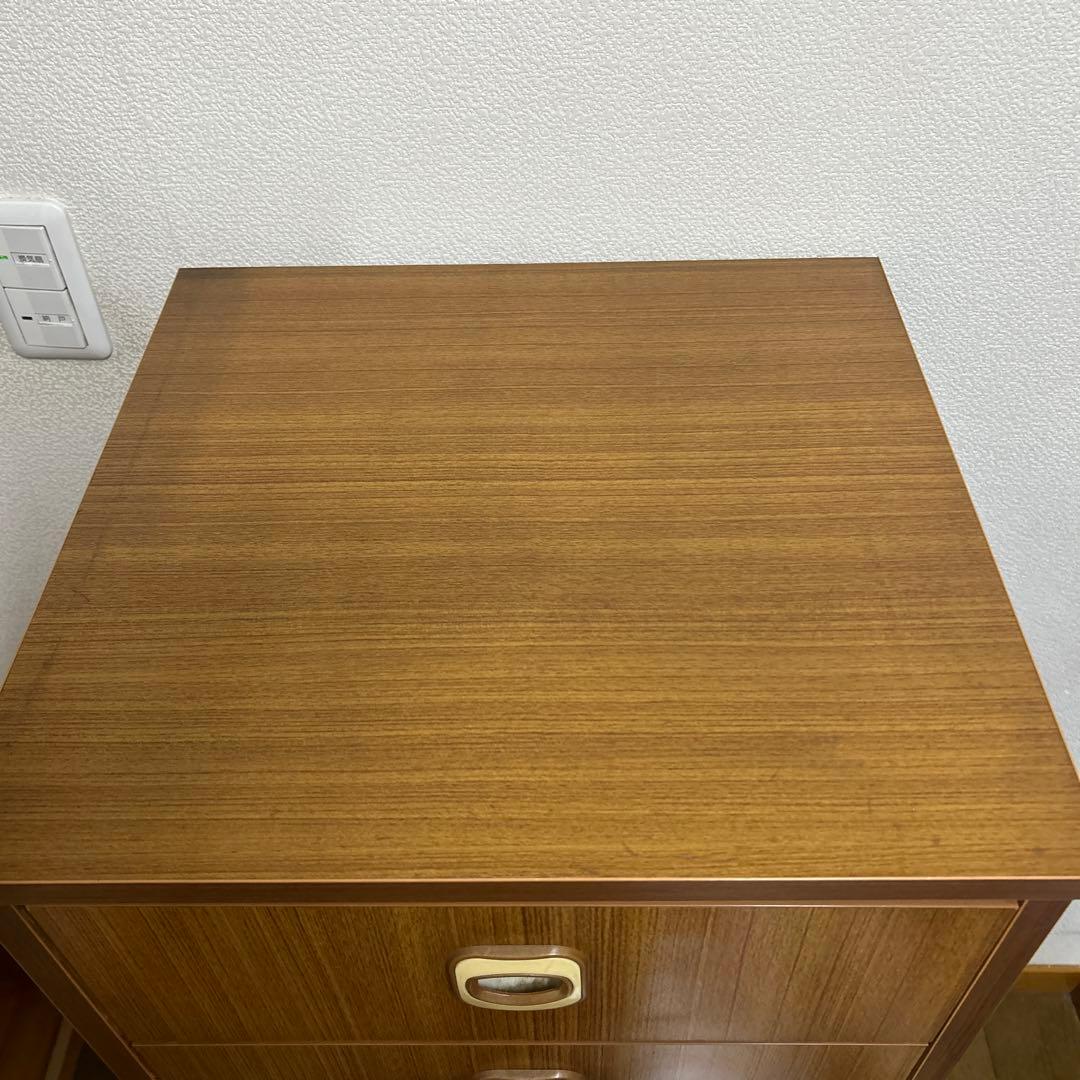 チェスト　タンス　7段　木目　昭和レトロ