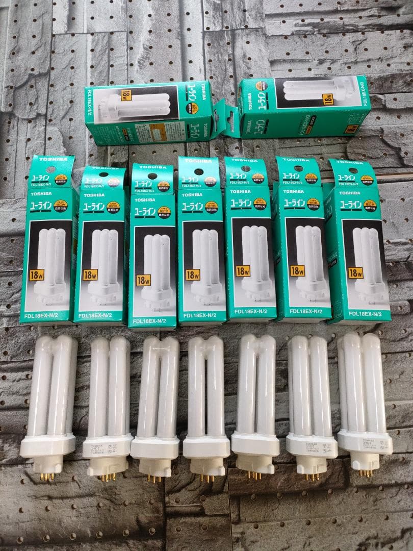 東芝TOSHIBA ユーラインFDL18EX-N/2 18W 7個セット